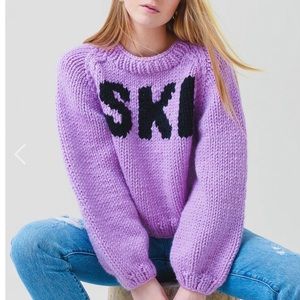 NWT GoGo Ski hand knit sweater